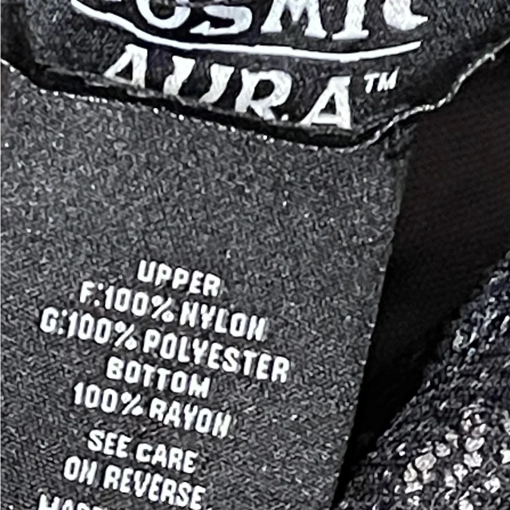 Cosmic Aura Black Lace Handkerchief Hem Mini Dress Goth Skulls Witchy Medium - Picture 11 of 13
